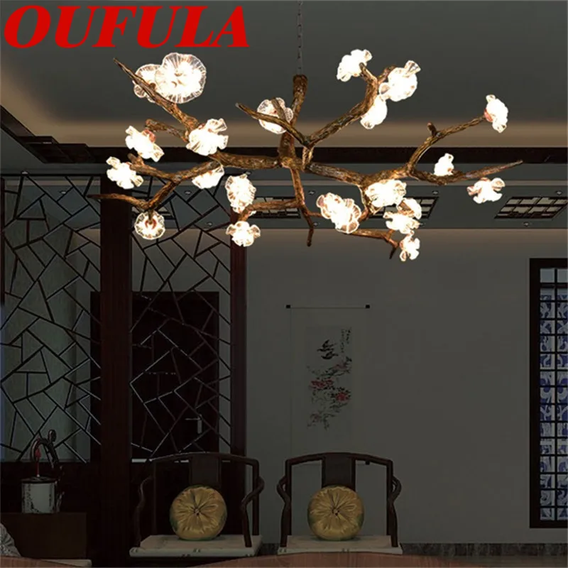 

OUFULA Modern Chandeliers Pendant Ceiling Lamp Contemporary Home Suitable For Living Room Dining Room Bedroom