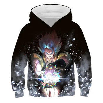 

2020 The Japanese New Anime Dragon ball Z Kids Hoodie 3D Printed goku Sweatshirts Harajuku Children Boys Girls Casual Hoodies