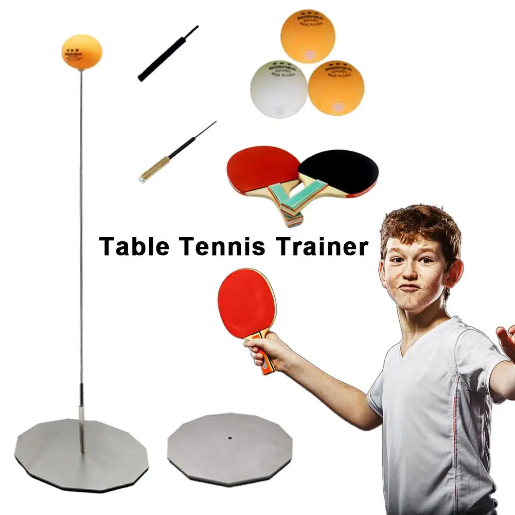 Elastic Soft Shaft Table Tennis for Indoor or Outdoor Play Leisure Sports Table Tennis Paddle Trainer Supplies