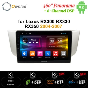 

8 Core Android 9.0 CAR DVD Player Radio GPS Navi DVR OBD 4G LTE 360 Panorama DSP SPDIF for Lexus RX300 RX330 RX350 2004 -2007