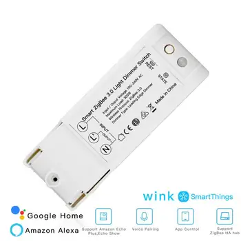 

Zigbee DIY Smart Home Automation Dimmer Switch Remote Control Work with Echo Plus Alexa SmartThings Fit for Most Zigbee 3.0 Hub