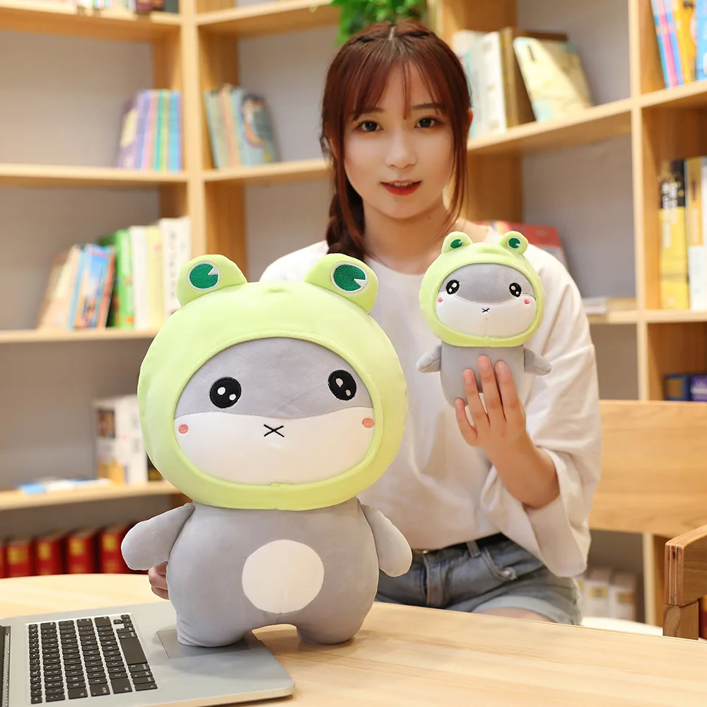 Nooer милые Kawaii хомяк детские плюшевые игрушки подарок хомяк Косплей пчела кролик динозавр свинка лягушка плюшевая Детская кукла подарок для детей