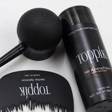 TOPPIK набор волокон волос Кератиновое утолщение Спрей волосы строительные волокна продукты для выпадения мгновенный парик Восстанавливающий порошки