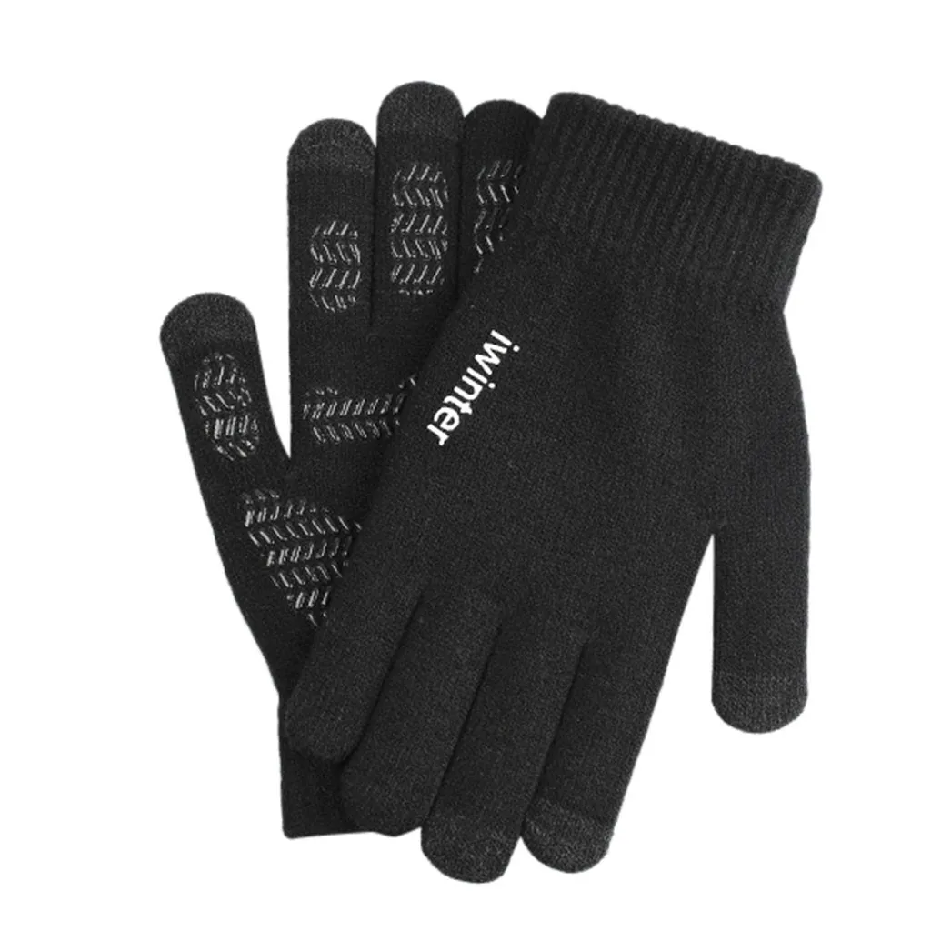 Solid Color gloves Women Sports autumn Winter Outdoor Waterproof Extra-Insulated Gloves Casual Travel Keep warm handschoenen