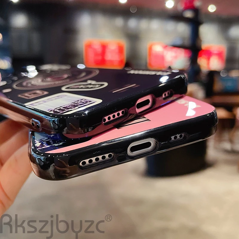 Чехол для IPhone 12 11 Pro 12Mini 5 5S 6 6S 7 8 Plus X Xs Max XR SE 2020 мягкий чехол телефона с 3d камерой Blue