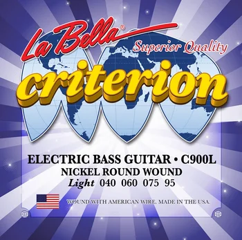 

C900l criterion string kit for 4 string bass guitar 40-95 La Bella