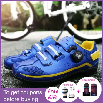

2020 New Road Cycling Shoes Sport Bike Shoes Non Locking MTB Shoes Bicycle Riding Shoes Ciclismo Shoes