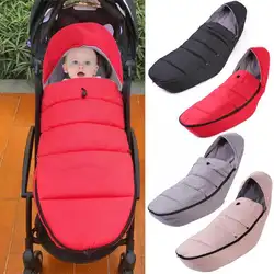 Зимняя теплая детская коляска для сна, Водонепроницаемая мини-сумка в стиле матки, регулируемый размер, конверт для новорожденных