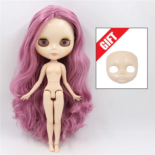 r ICY factory шарнирная кукла blyth toy joint body белая кожа блестящее лицо кукла 1/6 30 см подарок для девочки на продажу специальное предложение - Цвет: r