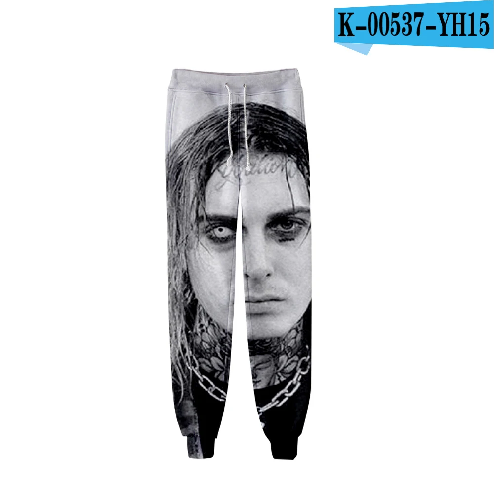 Ghostemane брюки мужские хип-хоп брюки Kpop модные повседневные высококачественные тонкие Ghostemane брюки для мужчин Уличная одежда - Цвет: Фиолетовый