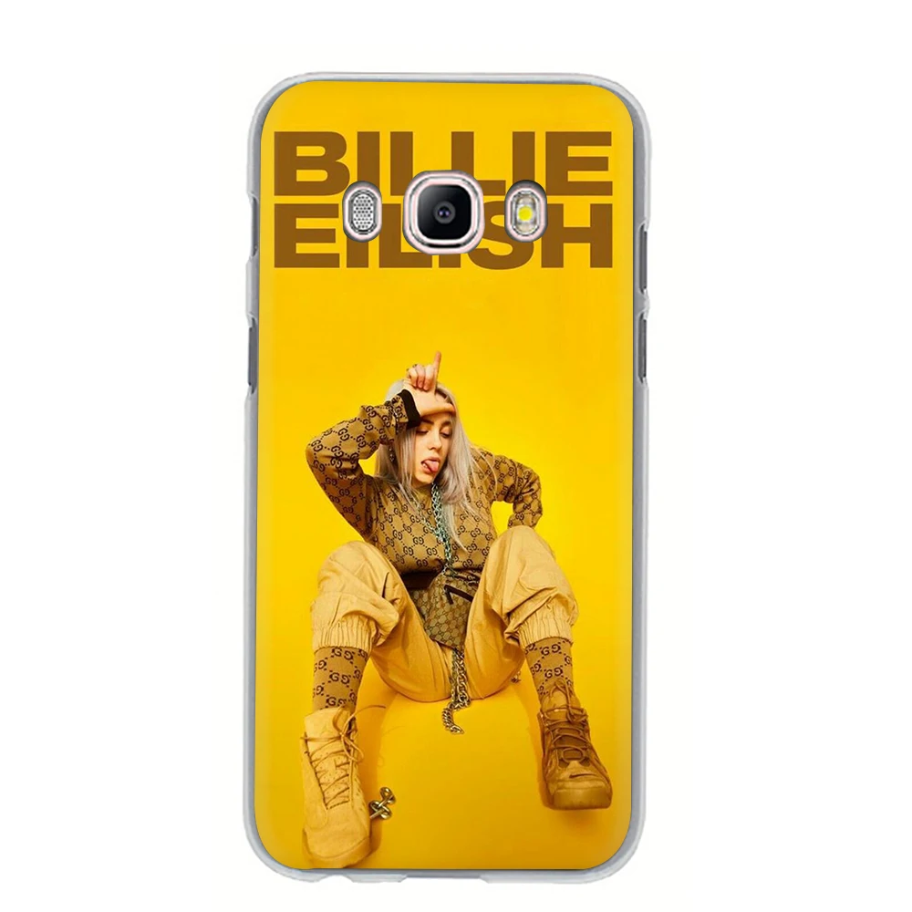 Модные billie eilish жесткий чехол для телефона с рисунком в виде крышка чехол для samsung Galaxy A3 A5 A7 A8 A9 10 30 40 50 70 - Цвет: H1