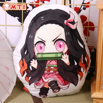 

Anime Demon Slayer Kimetsu no Yaiba Kamado Nezuko Cosplay Doll Plush Stuffed Cushion Throw Pillow Toy Gift NEW