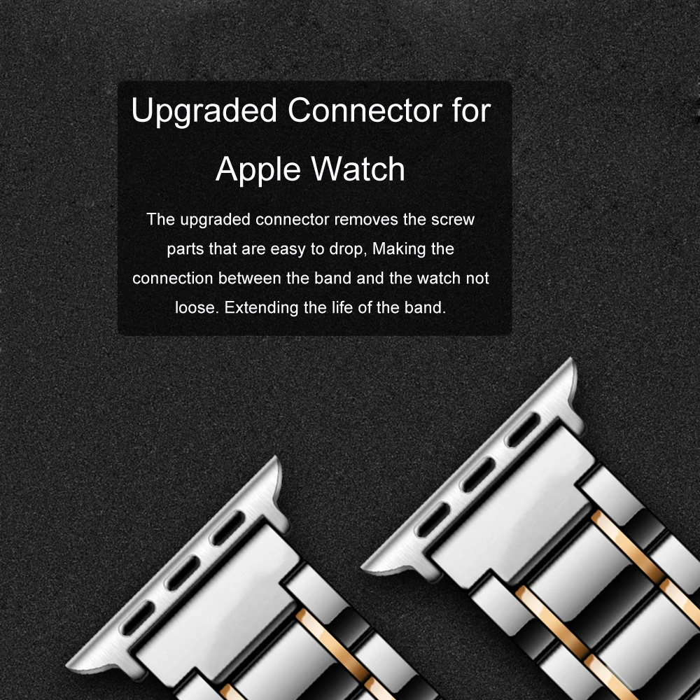 Браслет для apple watch series 4 5 band 44 мм 40 роскошный керамический ремешок наручных часов