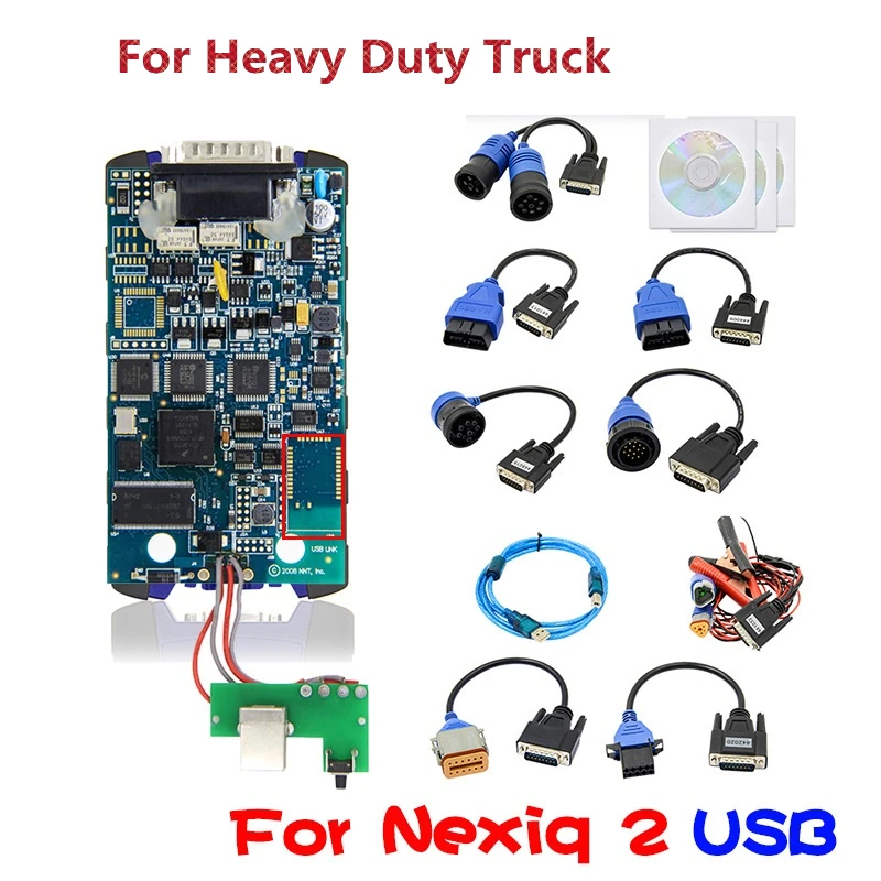 USB Link Truck для Nexiq диагностический инструмент для Nexiq2/125032 интерфейс Nexiq USB Link лучше, чем DPA5 сверхмощный сканер для грузовиков