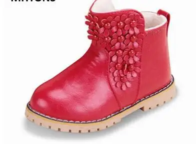 Модные ботинки для девочек детская обувь милые детские ботинки из искусственной кожи удобные мягкие ботинки martin для девочек Размеры 26-35
