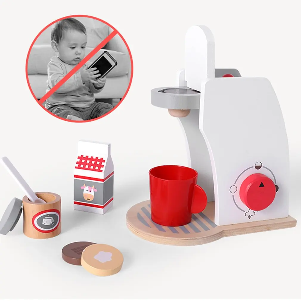 Children's play house kitchen toy set wooden girl simulation tableware cooking rice boy baby birthday gift