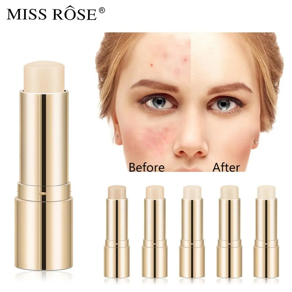 Miss Rose, консилер для лица, Стик, тонкий, золотой, с полным покрытием, поры, стойкий, водостойкий, натуральный, бежевый, контурный крем, MS217