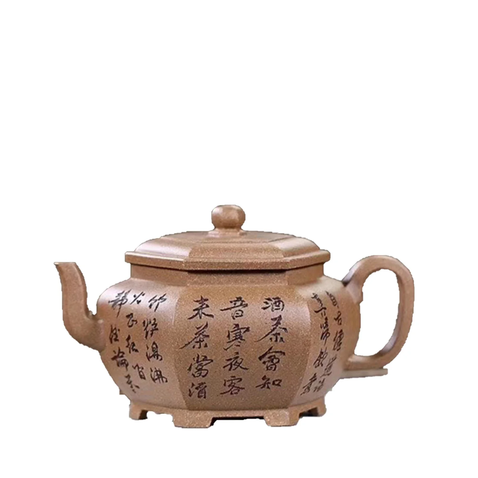 Teapot hand-hexagonal lanterns teapot ore segment Crab fired bubble kettle | Дом и сад