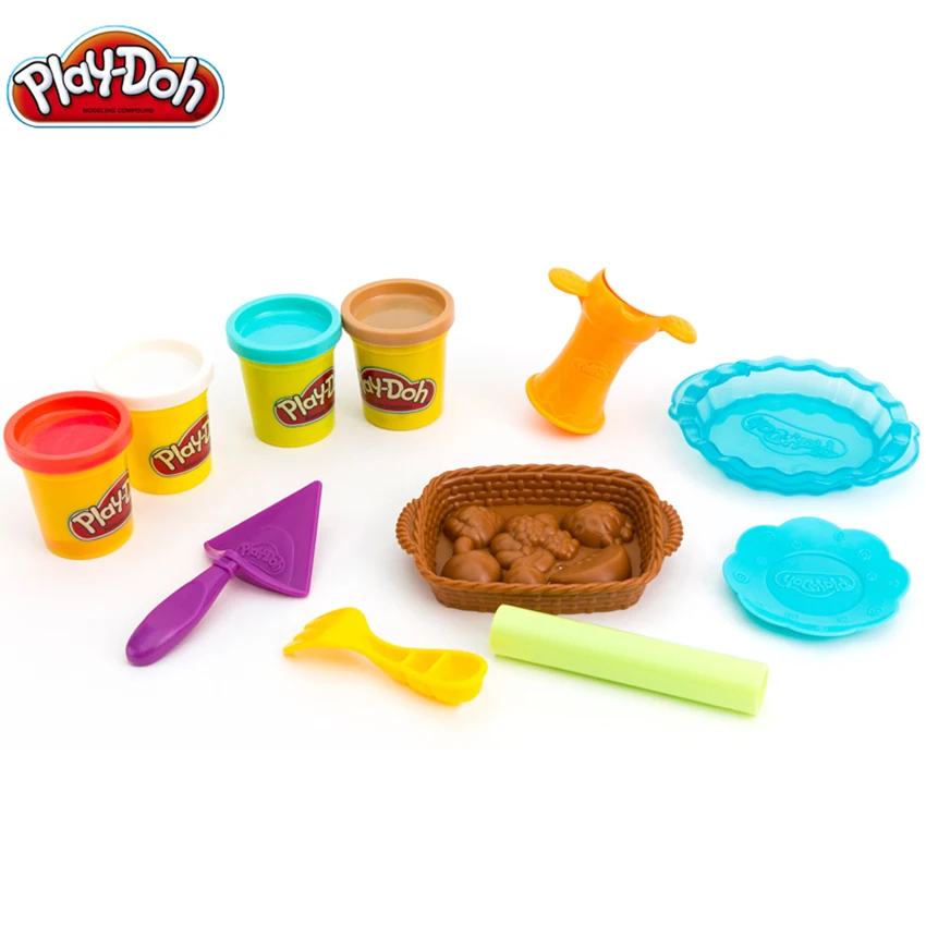 Play Doh красочные грязи Забавный пирог детская мягкая глина Плайя творческие DIY игрушки набор слизи прозрачный пушистый игровой тесто для детей