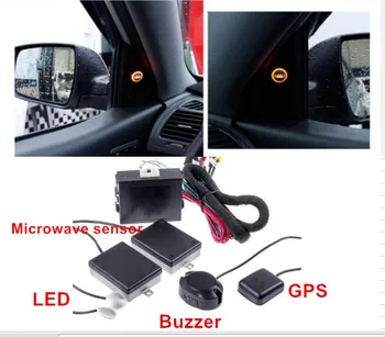 

Car Blind Spot Mirror Radar GPS Detection System BSM Microwave Flow Blind Spot Monitoring Lane Departure Warning for car 12 v