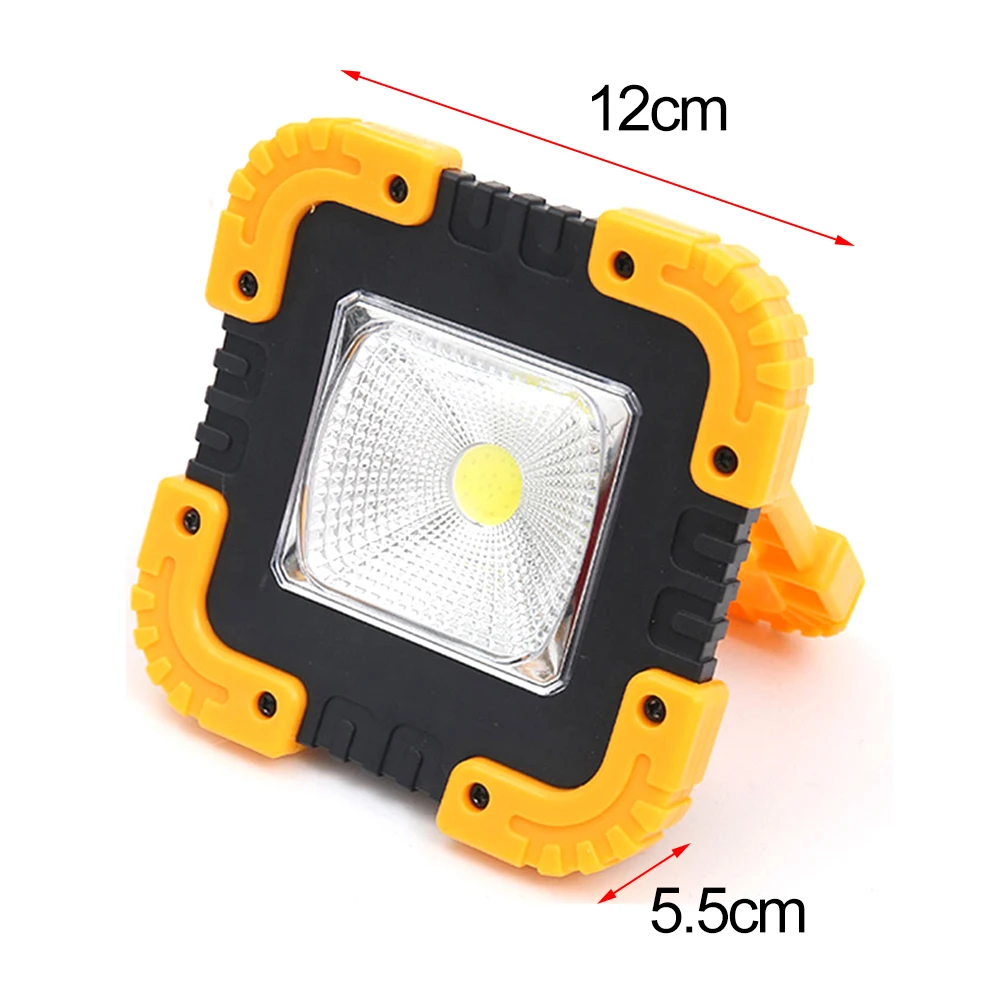 LED Type Светодиодный рабочий светильник на солнечной батарее, портативный USB Перезаряжаемый Солнечный флэш-светильник, 10 Вт Водонепроницаемый Светодиодный прожектор, светильник для кемпинга, точечный светильник - Испускаемый цвет: LED Type