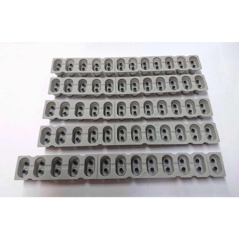 Condutora de Borracha Chave Contatos Chaves para Keyin Korg P300 P500 P600 P1000 P900 X50 Photo61 Krome M50 m3 61 Chaves 4x12 1x13 - Imagem 2