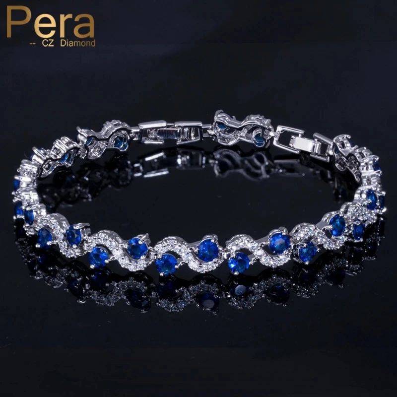Женский браслет для тенниса с фианитами 5 цветов|bracelet jewelry|blue stone braceletstone bracelet |