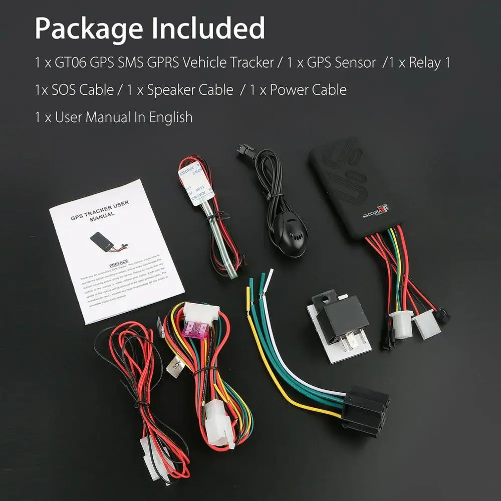 GT06 GSM/GPRS/gps/LBS gps приемник в режиме реального времени GSM GPRS устройство слежения для автомобиля Мотоцикл Велосипед