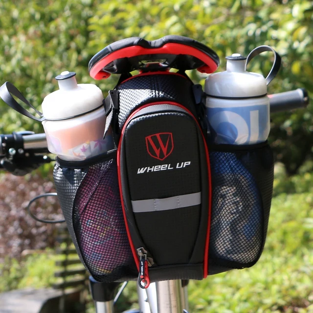 Сумка на седло велосипеда карман с двойным карманом для бутылки