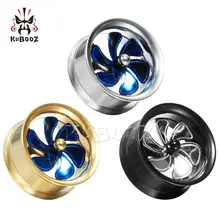 Стиль веер из нержавеющей стали пирсинг серьги-туннели расширитель Носилки мякоть ювелирные изделия модный подарок для унисекс человека