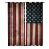 Vintage Style American Flag Room Curtains Large Window Window Blinds Living Room Curtains Bedroom Drapes Decor Kids Room Curtain 1