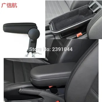 

Fast shipping Fit for VW NEW POLO 2011-2016 Hatchback Sedan CAR Center Armrest Console Box Arm rest Black Color Car Accessories