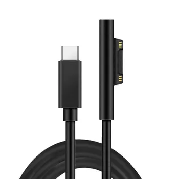 

USB C Type C PD Power Charge Cable Fast Charging Cable Adapter Charger For Microsoft Surface Pro6 Pro5 Pro4 Pro 3