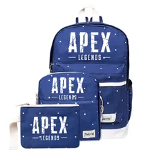Apex Legends школьная сумка рюкзак клатч Наплечная Сумка комплект мужской холщовый школьный мешок большой емкости