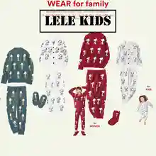 Lelehouse-gelato pique/зимняя одежда для маленьких девочек Рождественский наряд Детская одежда эксклюзивная детская одежда для мальчиков на первое Рождество