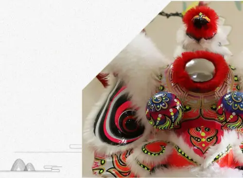 Традиционный танцевальный костюм льва для взрослых китайский Фошань льва танцевальное оборудование талисман костюмы