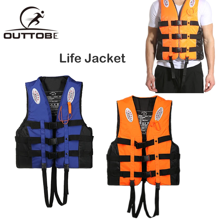 

Outtobe Adjustable Life Vest Jacket Survival Suit Swimming Boating Ski Surfing Survival Drifting Life Vest