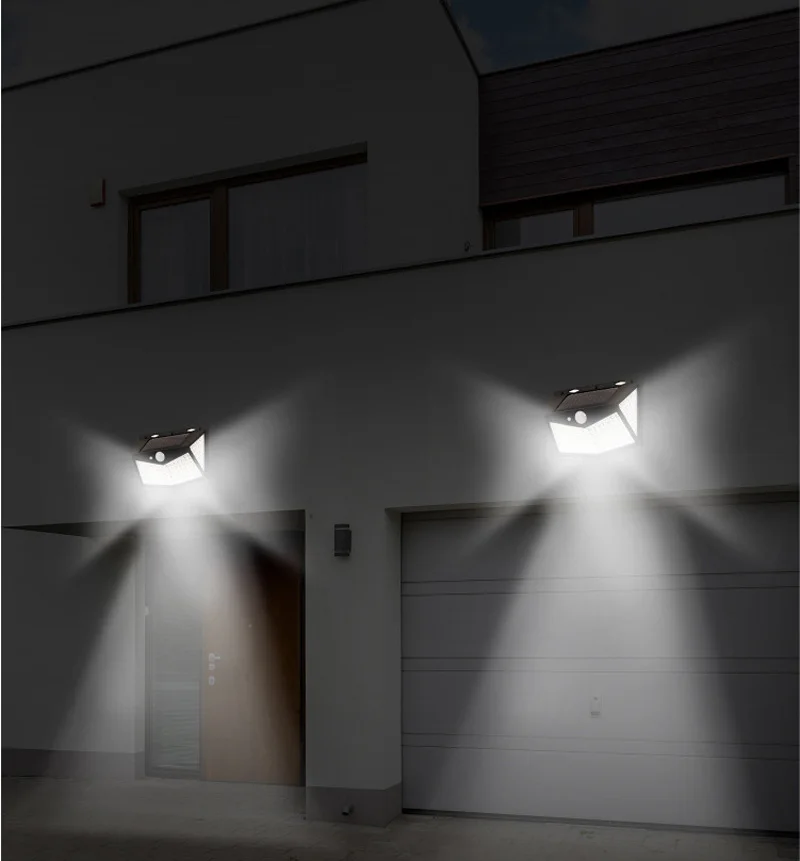 LED Lamp Solar Garden Lights LED Street Lamp LED Wall Light 4400MAH 118 Powerful Solar LED Light Outdoor Motion Sensor Wall Light Waterproof Garden Lamp Spotlights For Garden Path Street