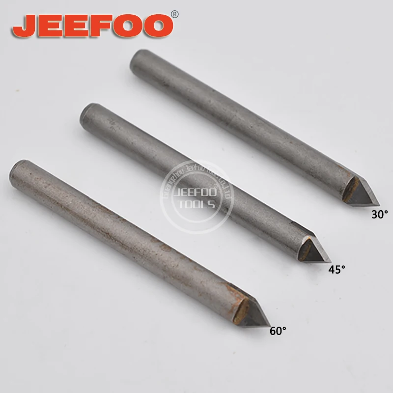 4mm 120° 3 Flute Carbide Chamfer Mill Cutter V Groove TiAIN Coated Router Bit