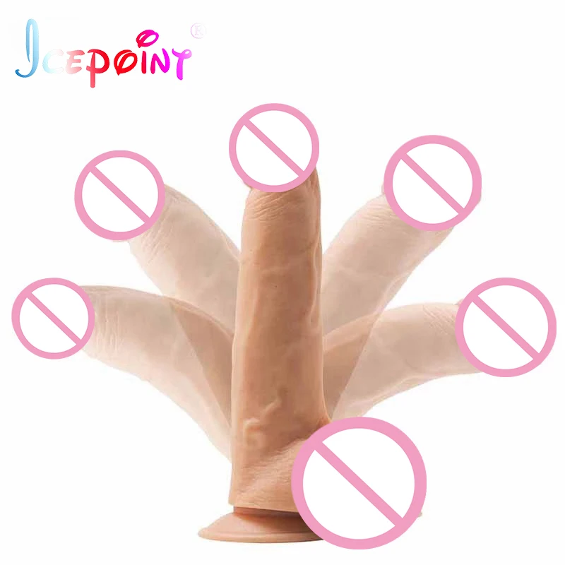 ICEPOINT Skin Feeling Realistic Penis Super Huge Big Dildo With Suction Cup Sex Toy for Woman Sex Product Female Masturbation