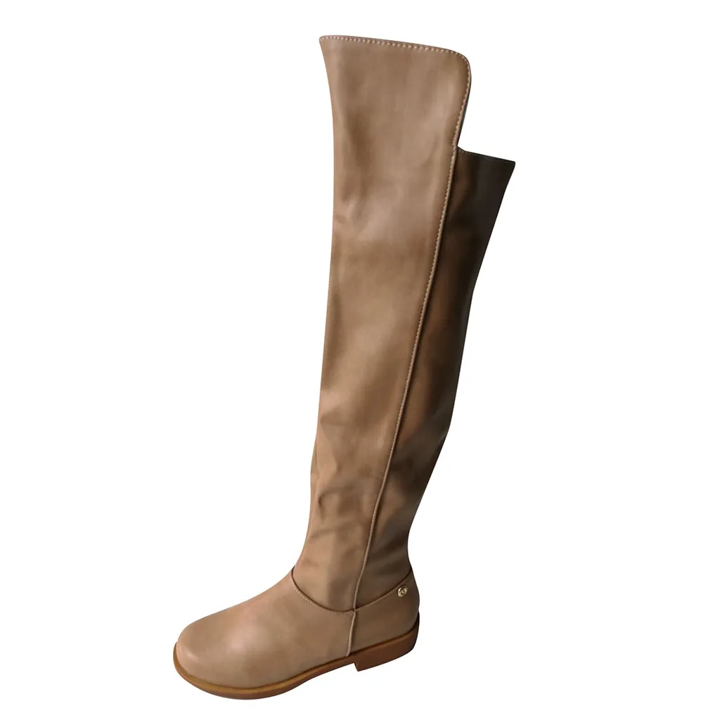 Женские ботинки в байкерском стиле; ботильоны без шнуровки на плоской подошве; Повседневные высокие ботинки на платформе; zapatos de mujer botinки женски