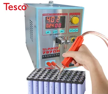 

SUNKKO 797DH battery spot welding machine 3.8KW High Power Welding thickness up to 0.35mm Pulse spot welder with 70B welding pen