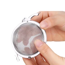 2 шт. сетчатый чайный шар из нержавеющей стали 2,1 дюймов ситечки для заварки чая фильтры для чая интервальный диффузор для чая