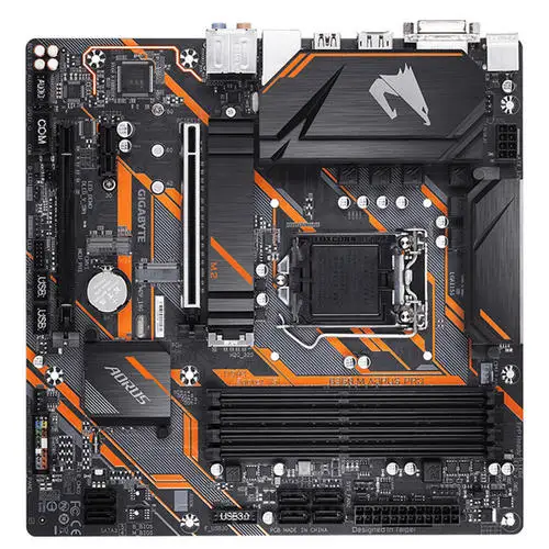 Материнская плата Gigabyte B360M AORUS PRO LGA 1151 DDR4 64 Гб USB2.0 USB3.1 DVI HDMI б/у | Компьютеры и офис