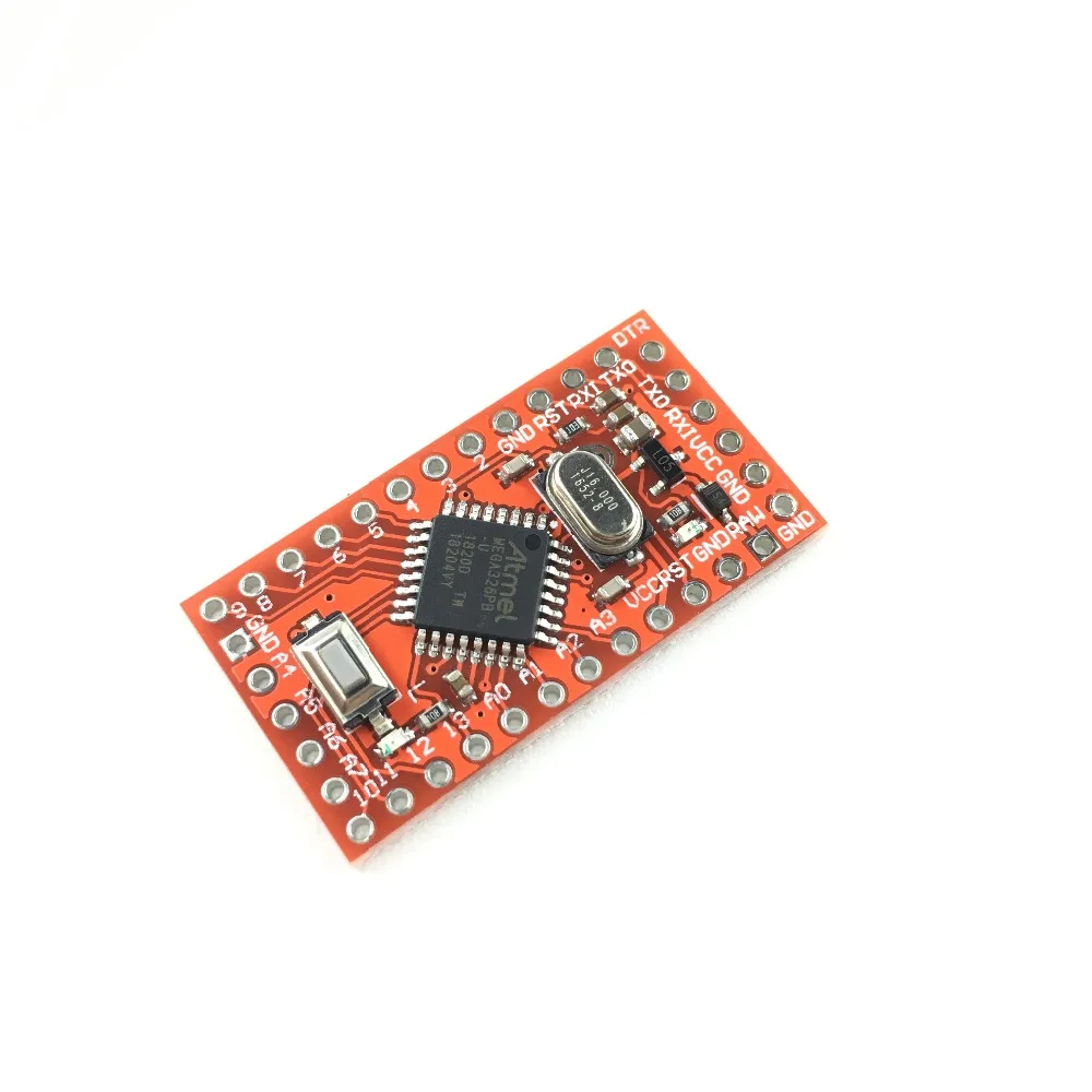 Pro Mini 328 Mini 5 V/16 M ATMEGA328 Atmega328 серия 5 V/16 MHz для Arduino Nano 5 V-18 V