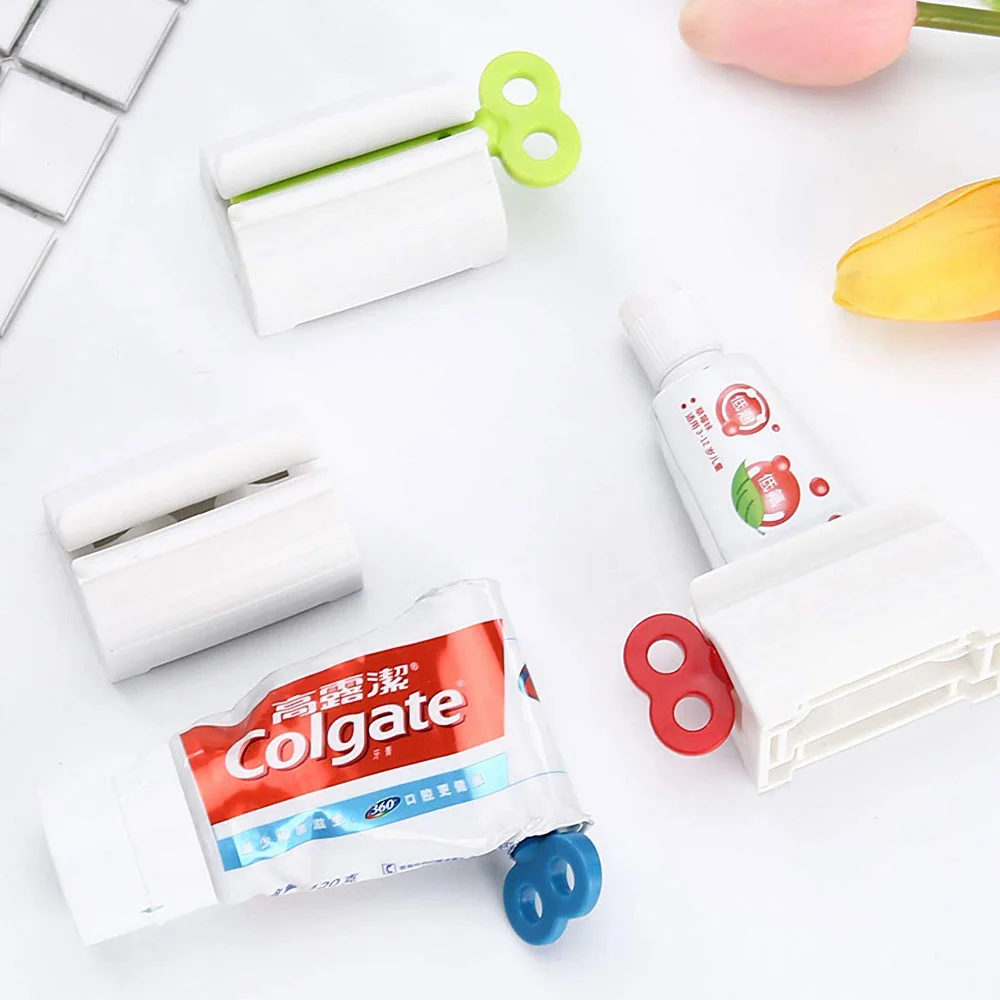 Manual Toothpaste Tube Squeezer Rolling Squeezer Toothpaste Easy Portable Dispenser Tooth Bathroom Accessories Sets Paste Holder