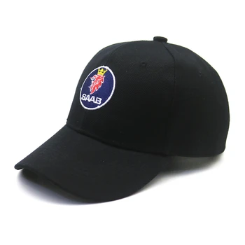 

1pcs Baseball Cap Unisex Hip Hop Cap Bone Cotton Snapback sun Hat For SAAB 9-3 93 9-5 9 3 9000 9 5 Accessories Car Styling