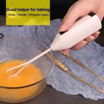 

Handheld Electric Milk Frother Kitchen Tool Mini Handle Stirrer Easy To Clean Egg Beater