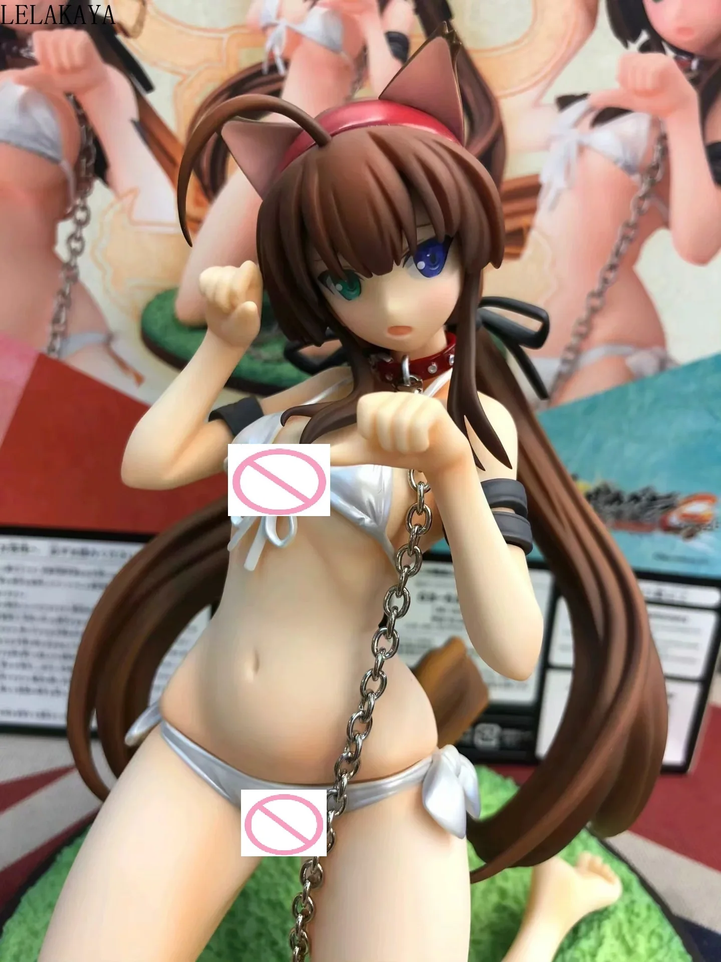 Игра Аниме Сексуальная девушка SHINOVI против Ryona Yomi колени Ver. ПВХ экшн фигурка