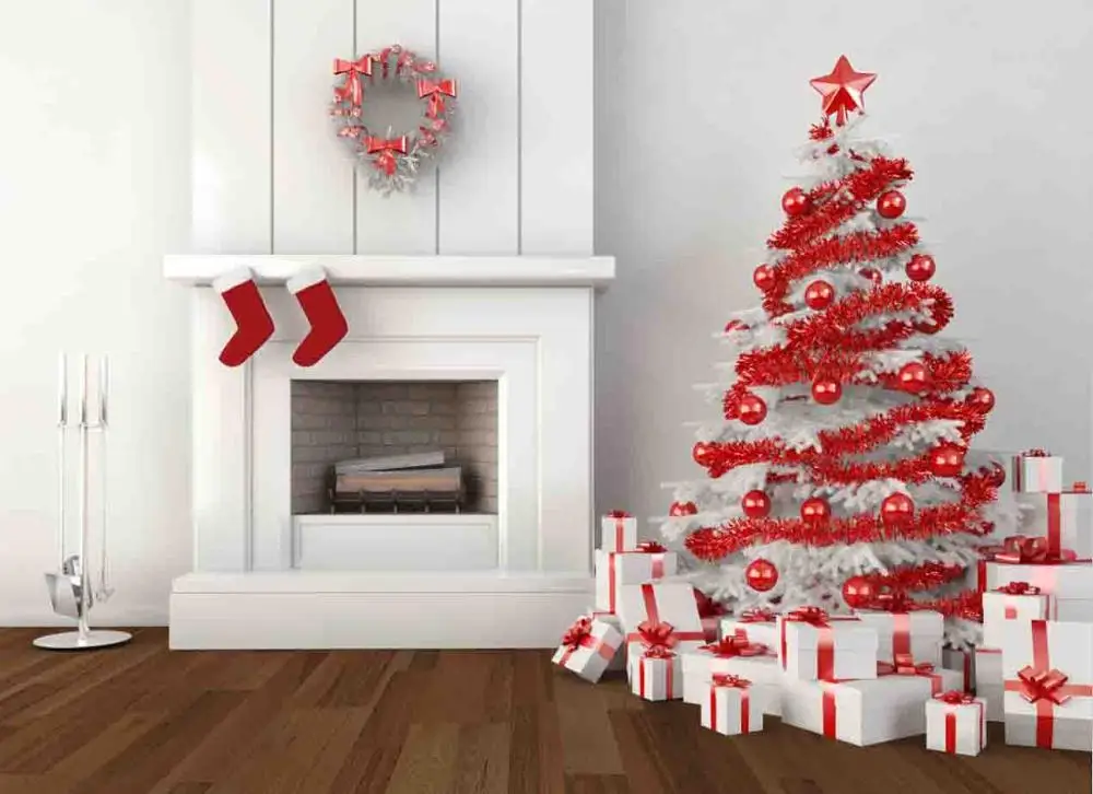 

SHENGYONGBAO Art Cloth Custom Photography Prop Christmas day theme Photo Studio Background HC19046-2611
